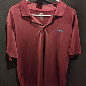 Old Navy Red Polo Shirt Classic Casual Style